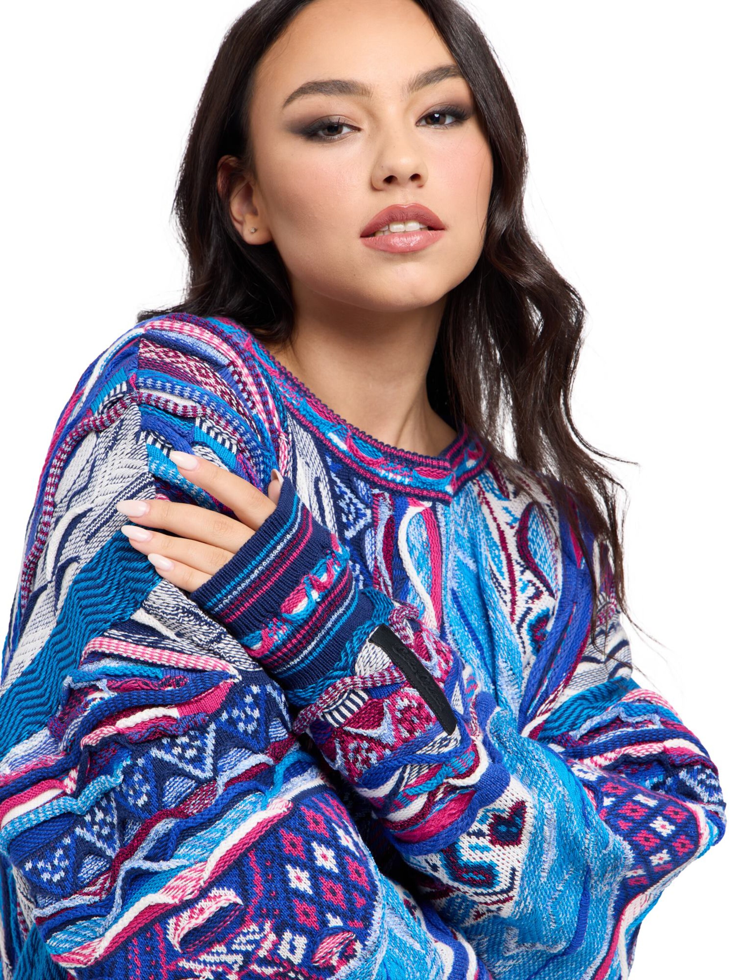 Carlo Colucci Pullover ' Di Nicola ' in Blau