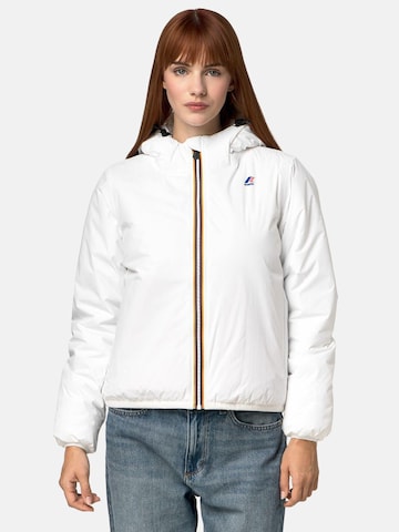 K-Way - Chaqueta de invierno 'K-WAY CLAUDETTE ORSETTO GIUBBINO' en blanco