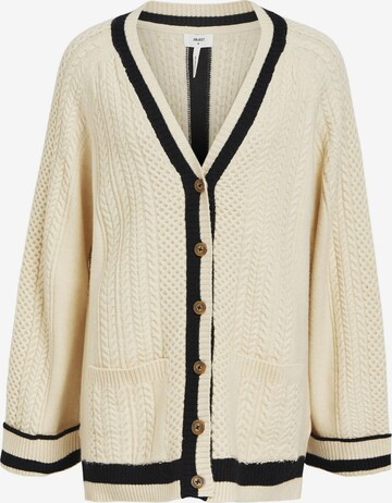 OBJECT Knit Cardigan in Beige: front