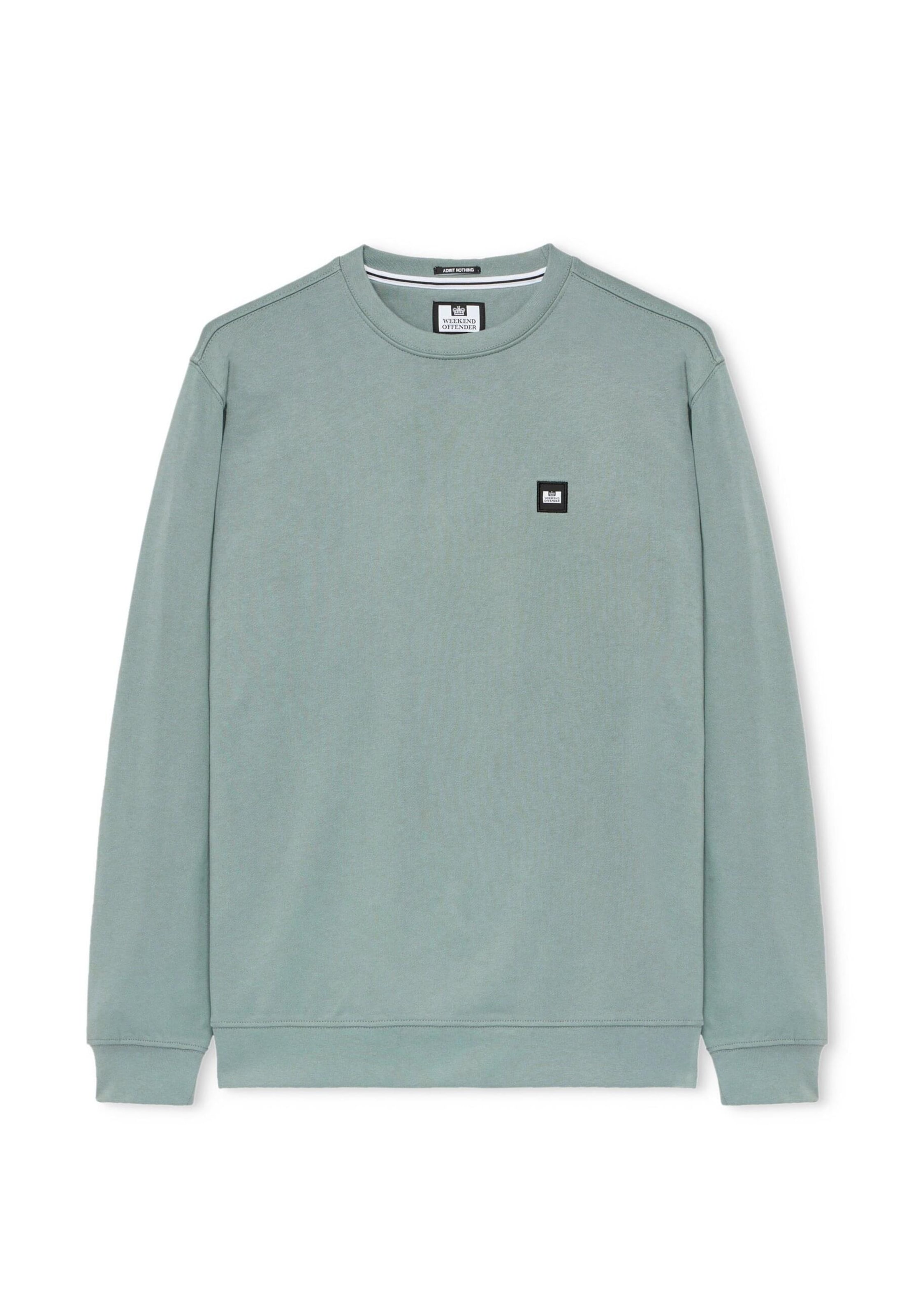 Sweat-shirt 'Ferrer' Weekend Offender en gris : devant