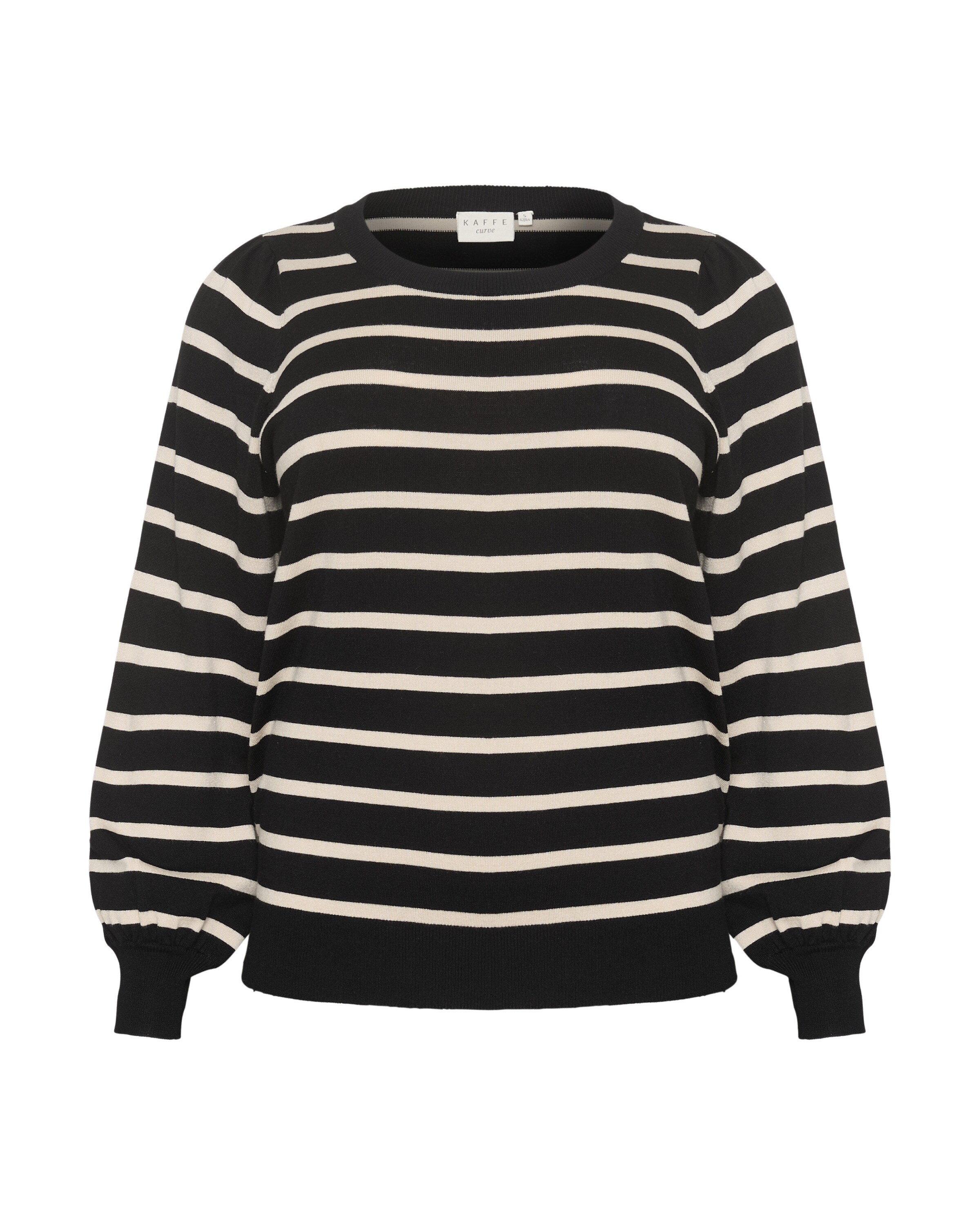 KAFFE CURVE Tröja 'Miana' i svart: framsida