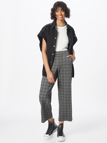 MAC Wide leg Pants 'Chiara' in Grey