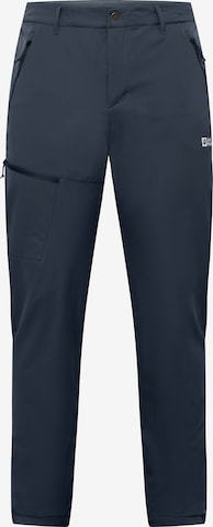 JACK WOLFSKIN Regular Outdoorhose in Blau: Vorderseite