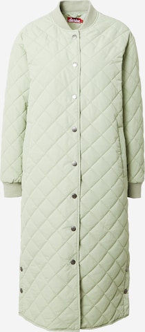 Derbe Between-seasons coat in Green: front