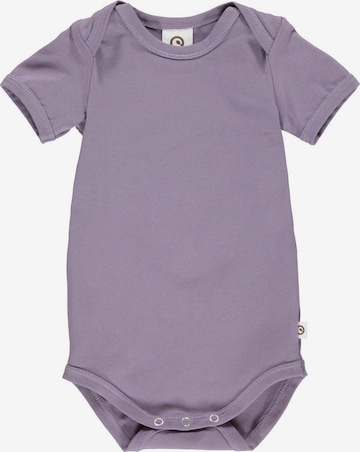 Müsli by GREEN COTTON Romper/Bodysuit 'Cozy me' in Purple: front