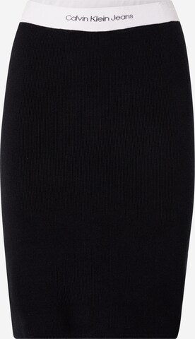 Calvin Klein Jeans Skirt in Black: front