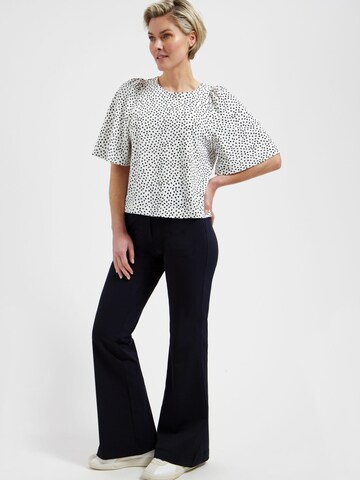 Lady Day Shirt 'Lady Day Aston blauw/wit' in White: front