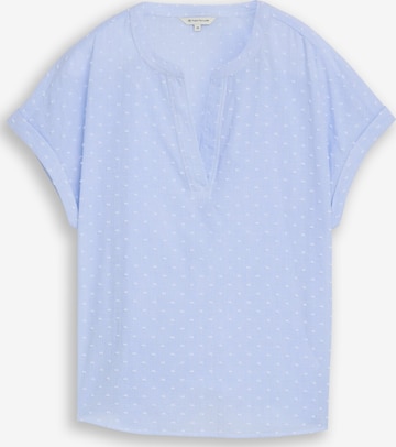 TOM TAILOR Bluza | modra barva: sprednja stran
