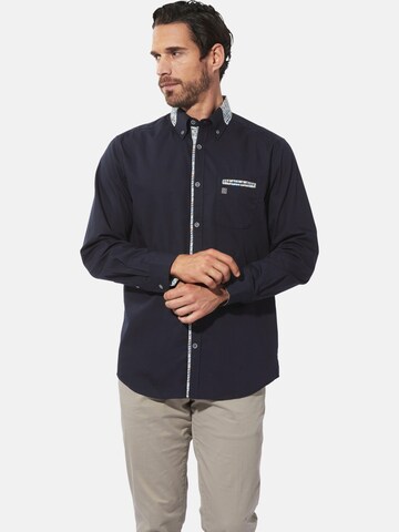 BABISTA Regular fit Button Up Shirt 'Matias' in Black: front