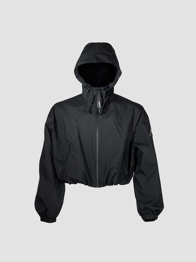 JACK1T Veste outdoor ' Orpheus Cropped ' en noir, Vue avec produit