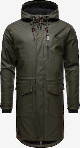 Cappotto di mezza stagione 'Verdaan' di STONE HARBOUR in verde: frontale