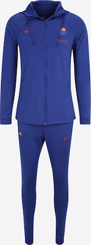 Completo per l'allenamento di NIKE in blu: frontale