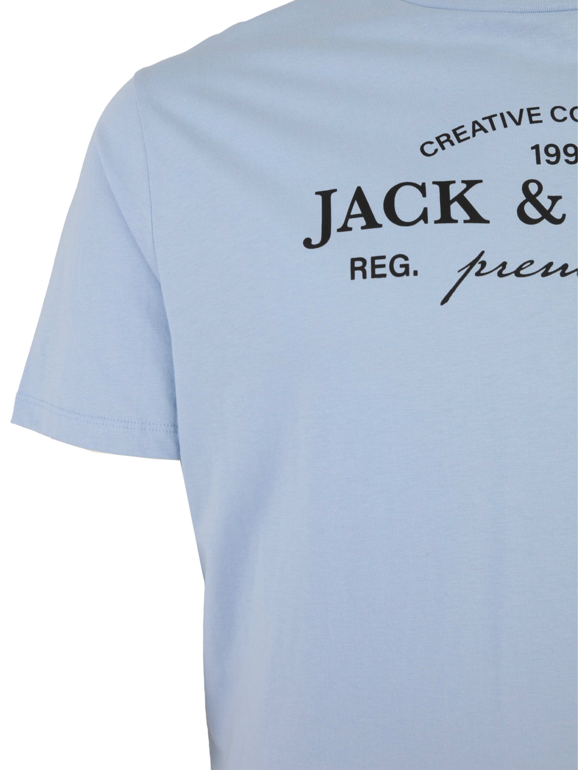 Jack & Jones Plus - Camiseta 'JPRBLAKEVIN' en azul
