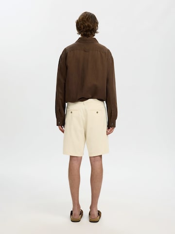 SELECTED Обычный Брюки-чинос 'SLHMiles' в Бежевый