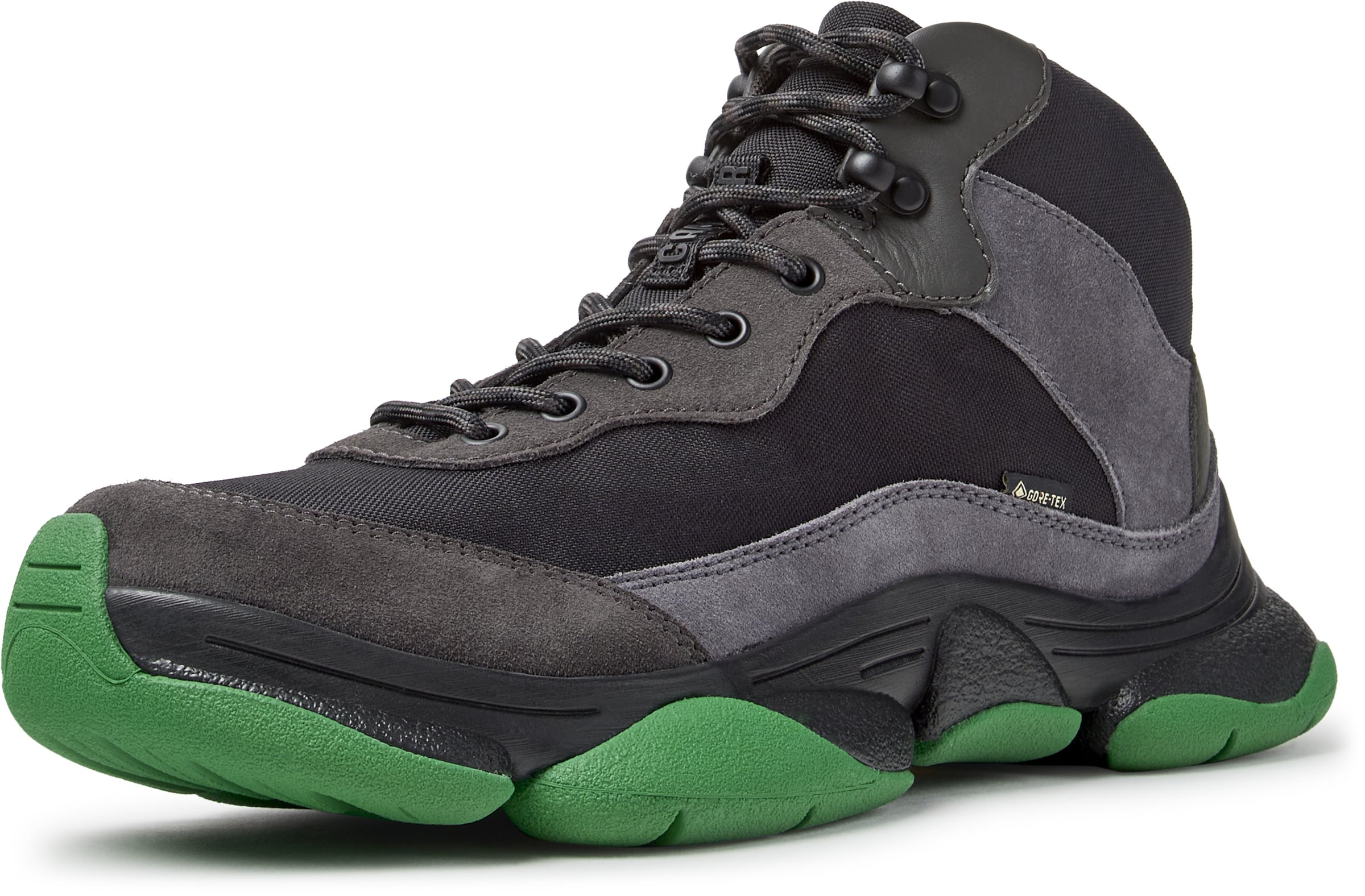 CAMPER Sneakers hoog ' Karst 2 ' in Zwart: voorkant