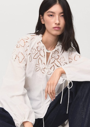 MANGO Bluse 'Milous' in Beige