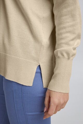 Fransa Pullover 'Fremalva' in Beige