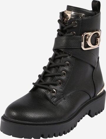 Bottines à lacets 'ORANA' GUESS en noir : devant