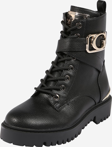 GUESS Lace-Up Ankle Boots 'ORANA' in Black: front