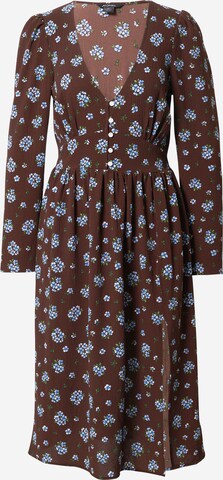 Monki Dress in Brown: front