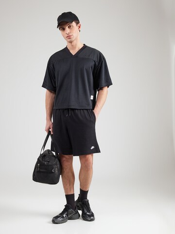 melns NIKE Sporta krekls 'NAC'