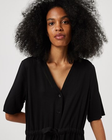minimum Košeľové šaty 'Biola' - Čierna