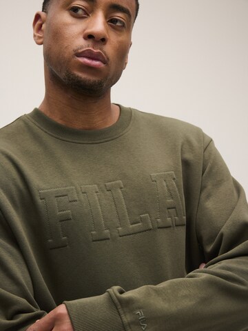 FILA Sweatshirt 'COREDO relaxed varsity brushed sweatshirt' in Groen