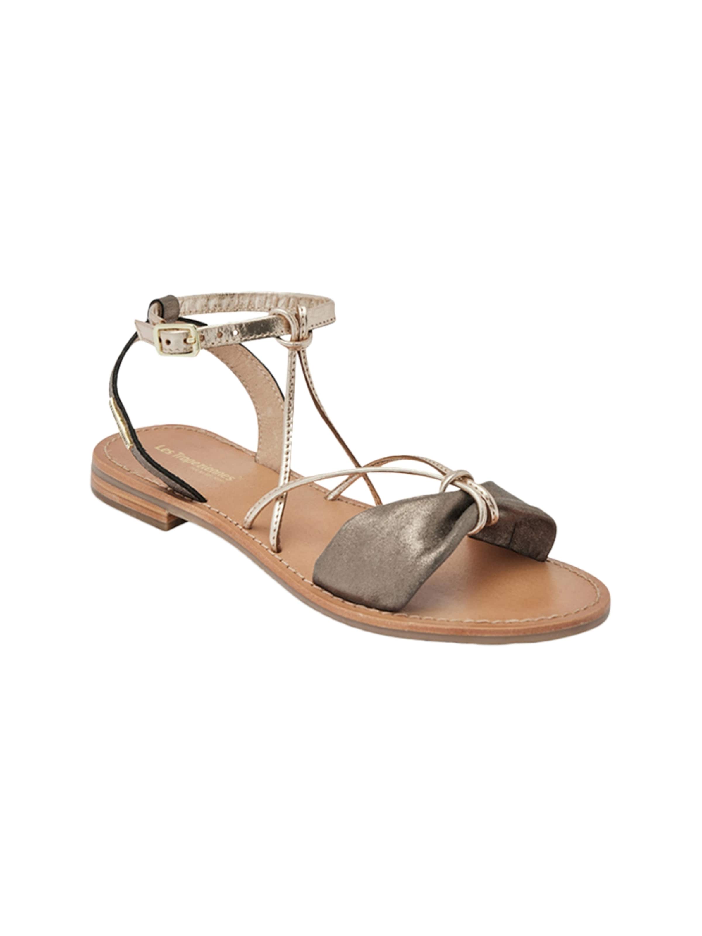 Les Tropéziennes Sandal 'Ledersandalen Les Hiromak' in Gold
