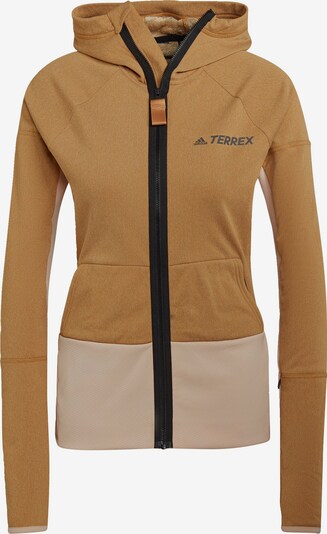 adidas Terrex Fleecejacke in karamell / puder, Produktansicht