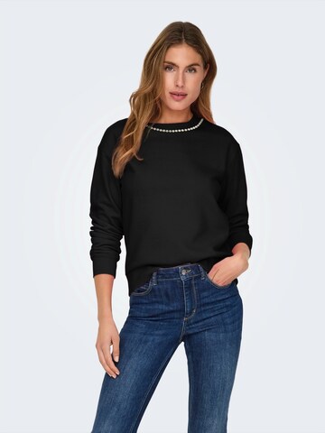 JDY Sweatshirt 'JDYPARIS' in Schwarz: Vorderseite