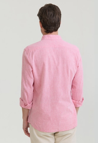 Coupe regular Chemise business Felix Hardy en rose