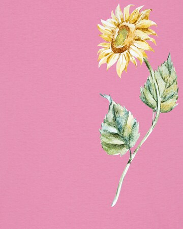 Maglietta ' Sonnenblume ' di Watapparel in rosa