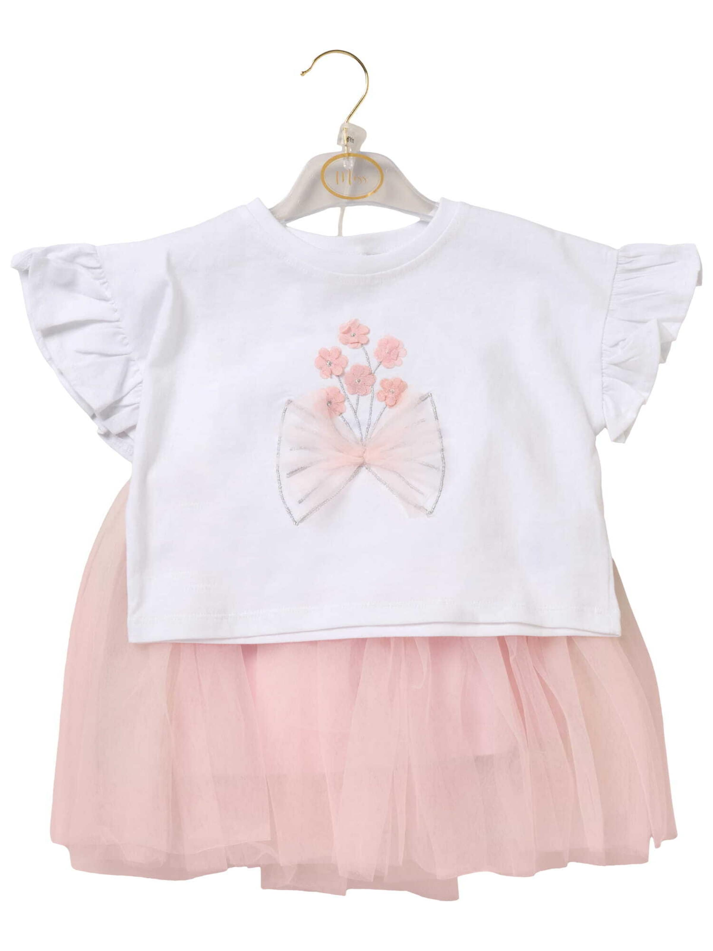 Miss Set 'Blumen' in Pink