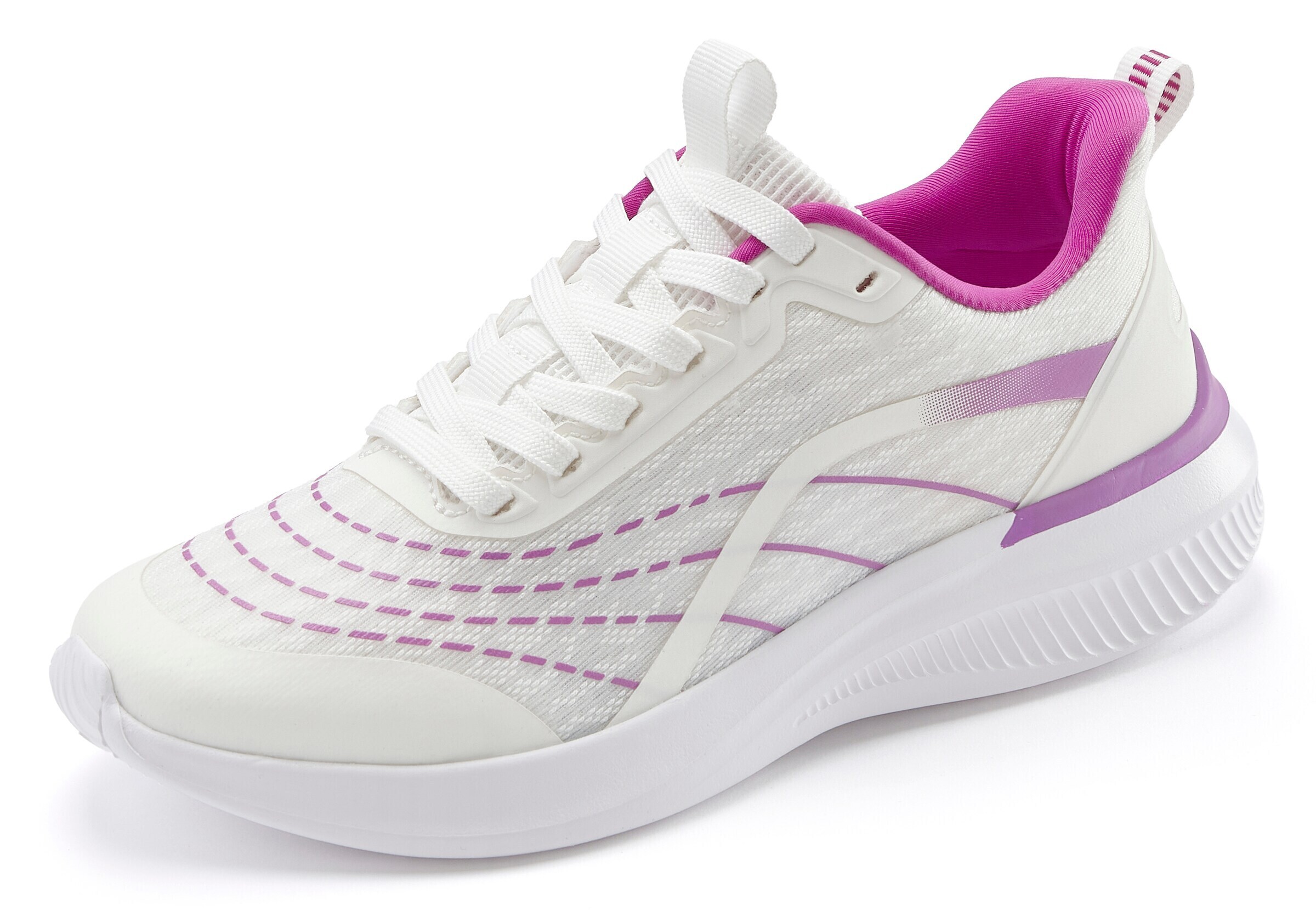LASCANA Sneakers in White: front