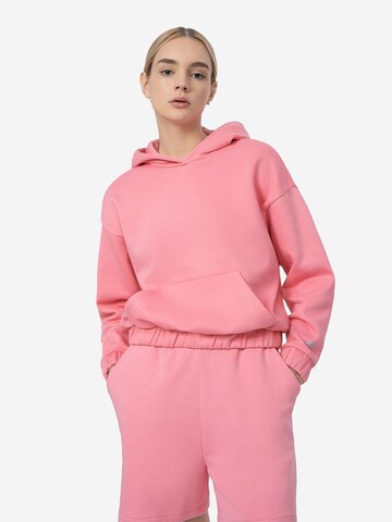 4F - Sweatshirt de desporto em rosa: frente