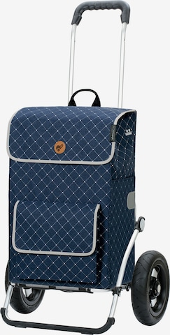 Andersen Shopper Trolley 'Tamo' in Blauw: voorkant