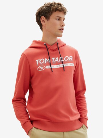 TOM TAILOR Sweatshirt in Rood