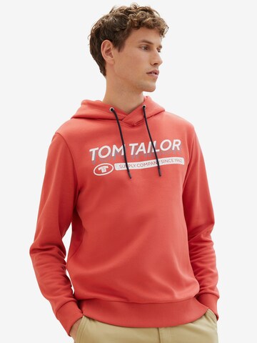 Sweat-shirt TOM TAILOR en rouge