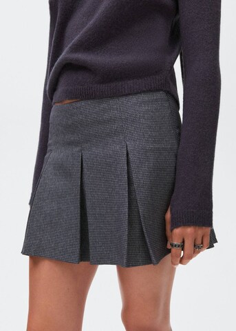 MANGO TEEN Skirt 'Tablas' in Grey