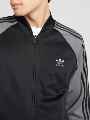 ADIDAS ORIGINALS Sweatjacke 'Adicolor Classics Sst' in Schwarz