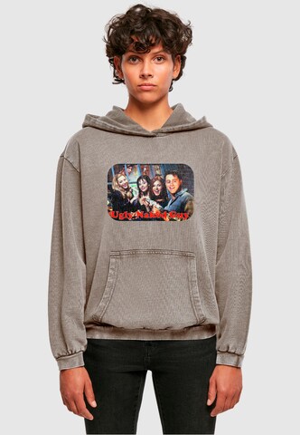 ABSOLUTE CULT Sweatshirt 'Friends - Ugly Naked Guy' in Grijs: voorkant