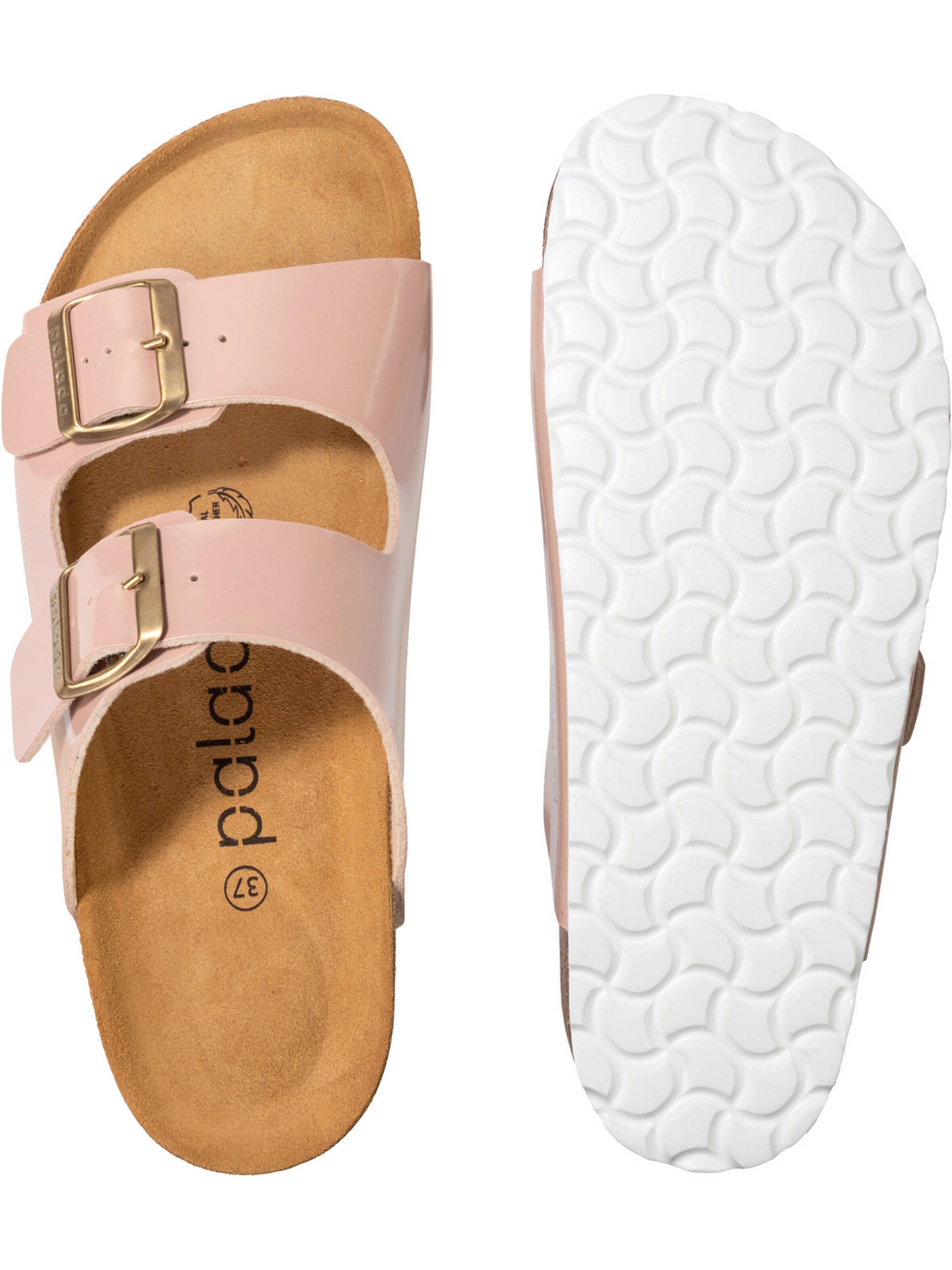 Palado Pantolette 'Palado Korfu Lack'‌‌‌‌‌‌‌ in Pink