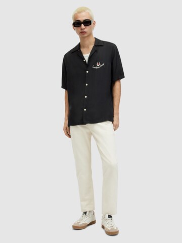 AllSaints - Ajuste regular Camisa 'CHANCEUX' en negro