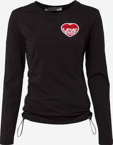 T-shirt 'MAGLIETTA' Love Moschino en noir : devant