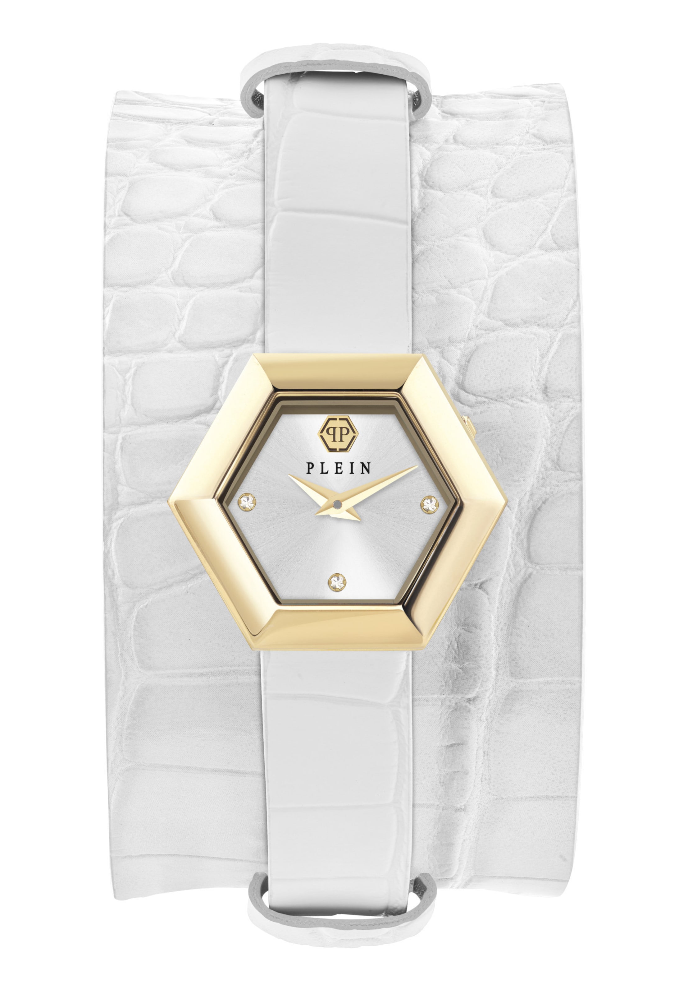 Montre à affichage analogique 'La Jungle De Plein' Philipp Plein Watches en gris : devant