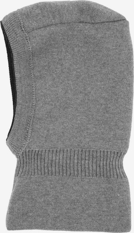 MAXIMO Beanie 'MINI-Schlupfmütze Basicfarben, reversible' in Grey: front