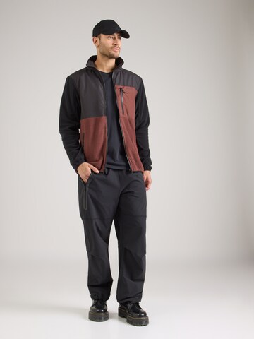 Iriedaily Fleece jacket 'Auf Deck' in Red