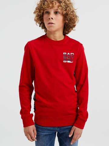 WE Fashion Sweatshirt in Red: front