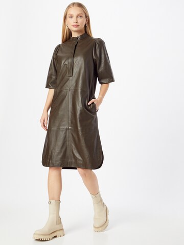 SECOND FEMALE Shirt Dress 'Indie' in Green