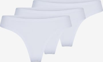 LingaDore Thong in White: front